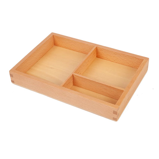 Wooden Holder for Three-Parts Cards