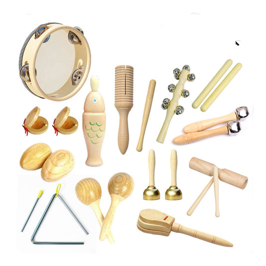 Orff Instruments- Set of 13 （Natural Color）