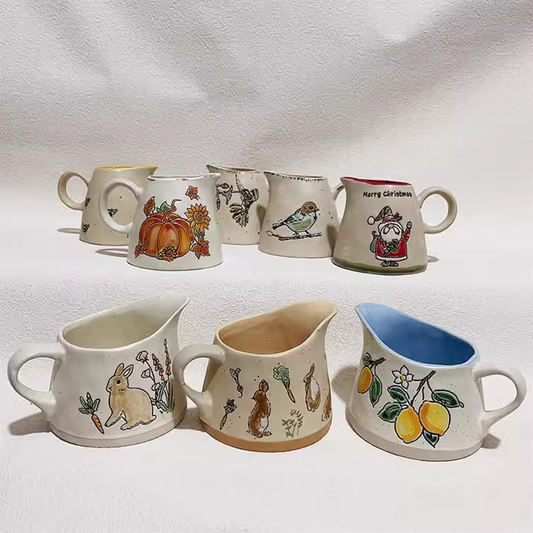 Montessori Ceramic Kettle / Creamer / Pitcher  300ml