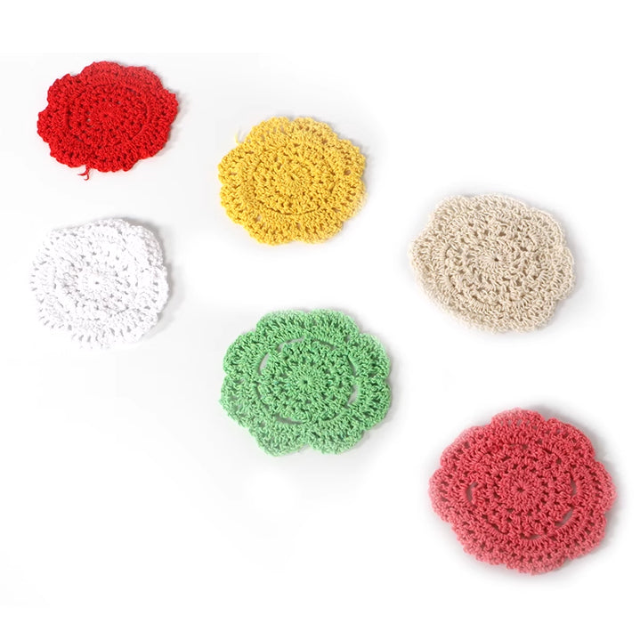 Handmade Crochet Coasters/Doilies （pack of 6）