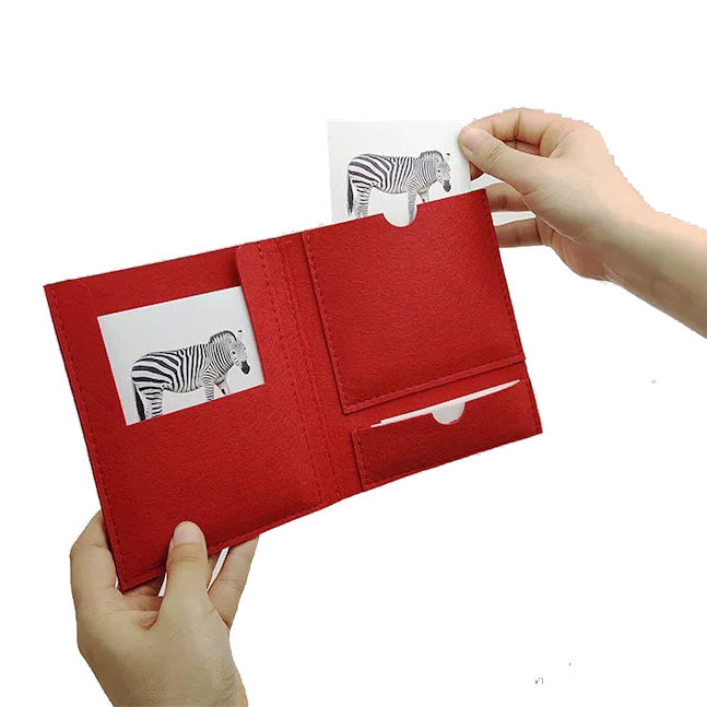 Pouch Holder For 3-Part Cards
