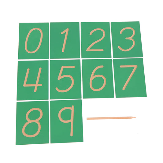 Mini Grooved Number Tiles