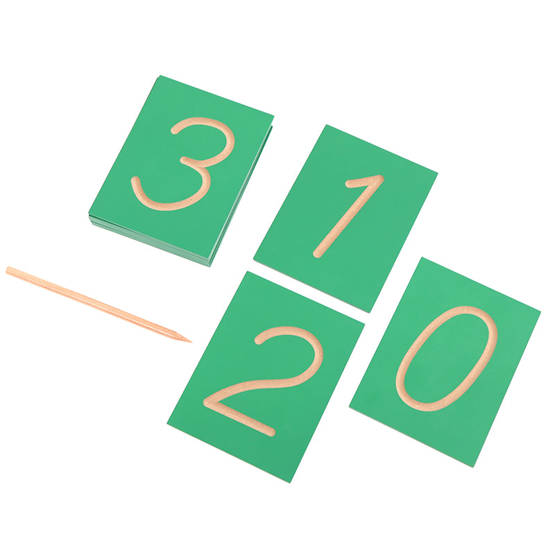 Mini Grooved Number Tiles
