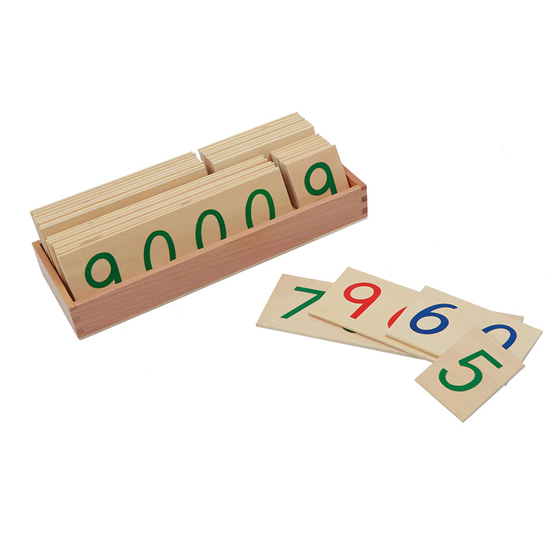 Large Wooden Number Cards