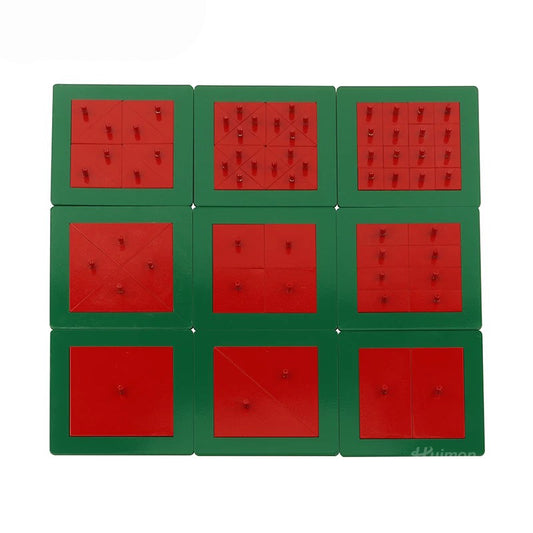 Metal Square* 9 Plates