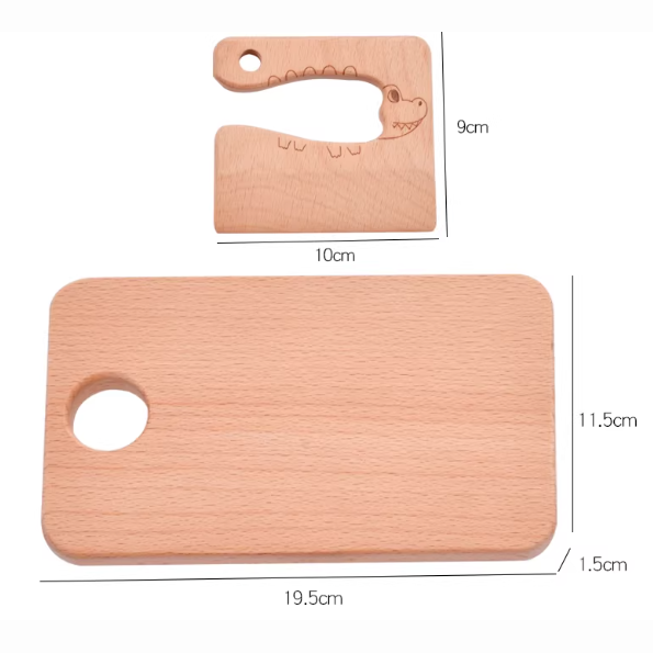Wooden Dough Cutter Knife