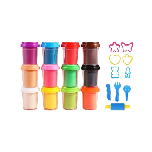 Color Mud Clay with Tools