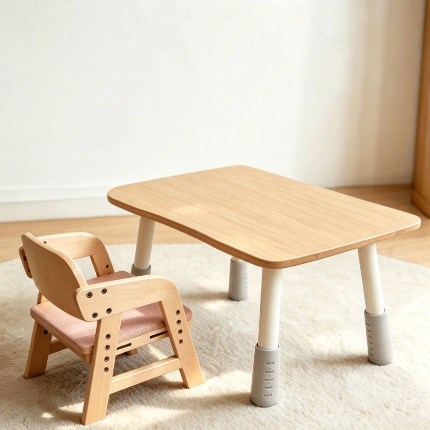 Adjustable Montessori Weaning Table and Chair Set