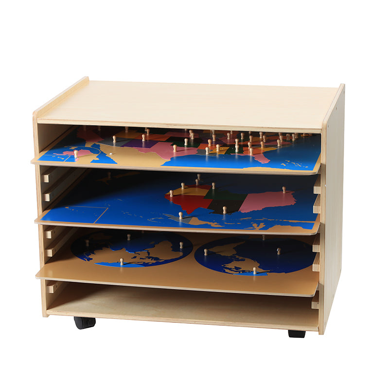Cabinet for  Puzzle Maps
