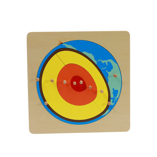 Layers of the Earth Wooden Puzzle