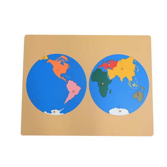 Puzzle map of World Part