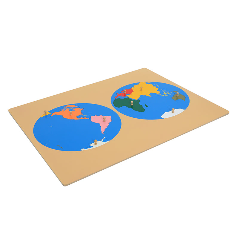 Puzzle map of World Part