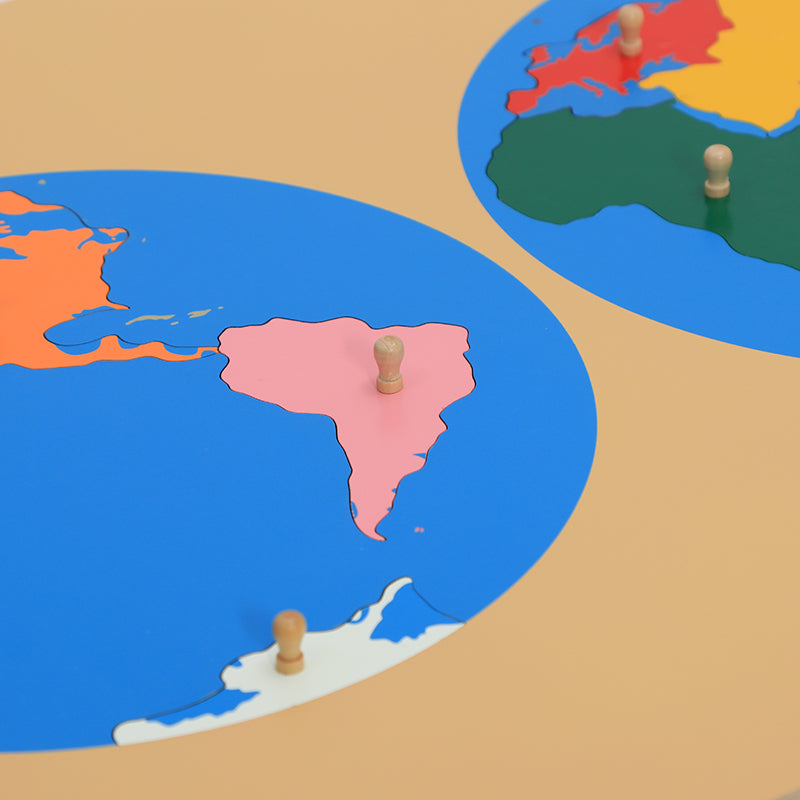 Puzzle map of World Part