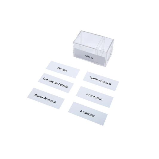 Continent Labels