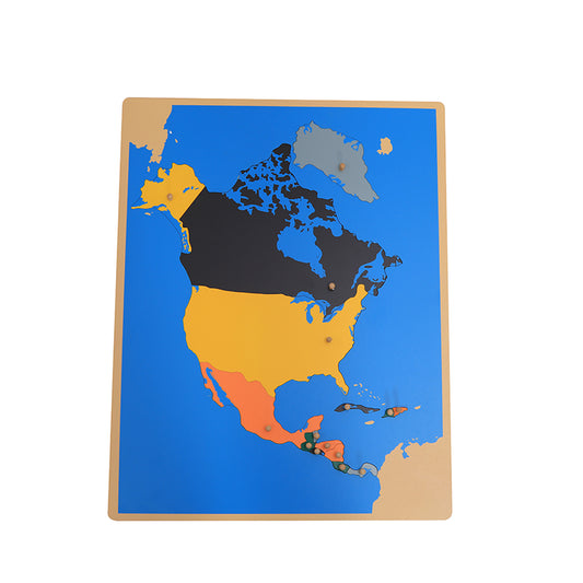 Puzzle Map of North America