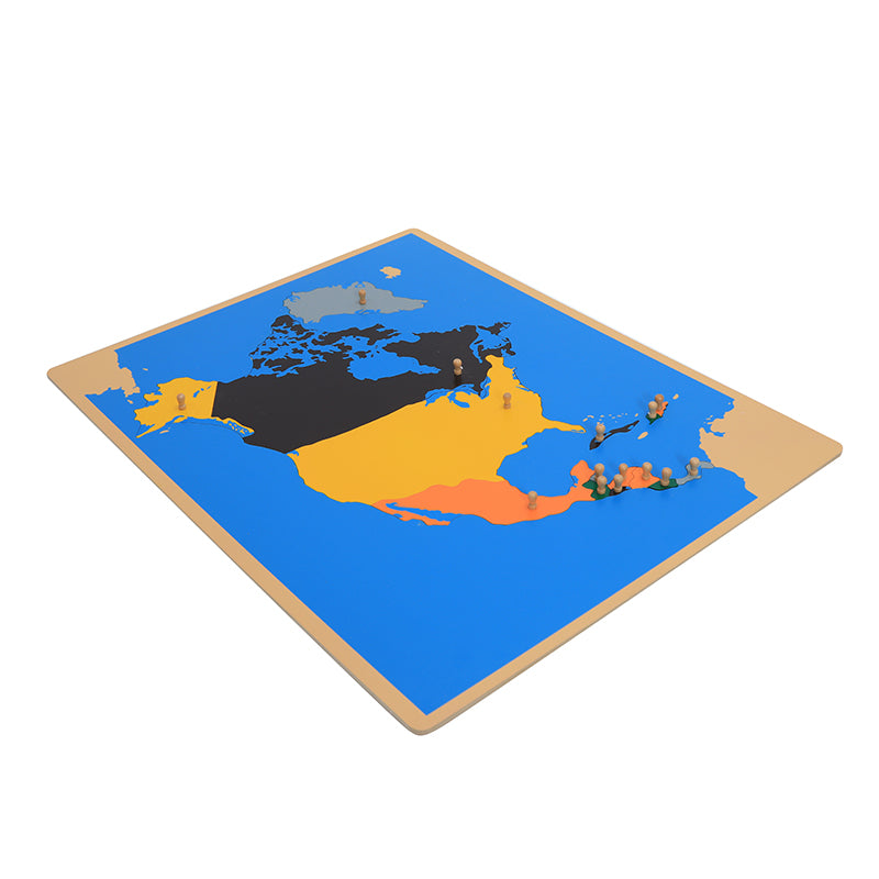 Puzzle Map of North America