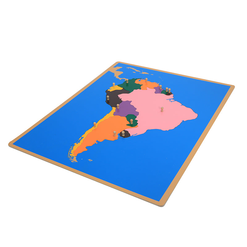 Puzzle Map of South America