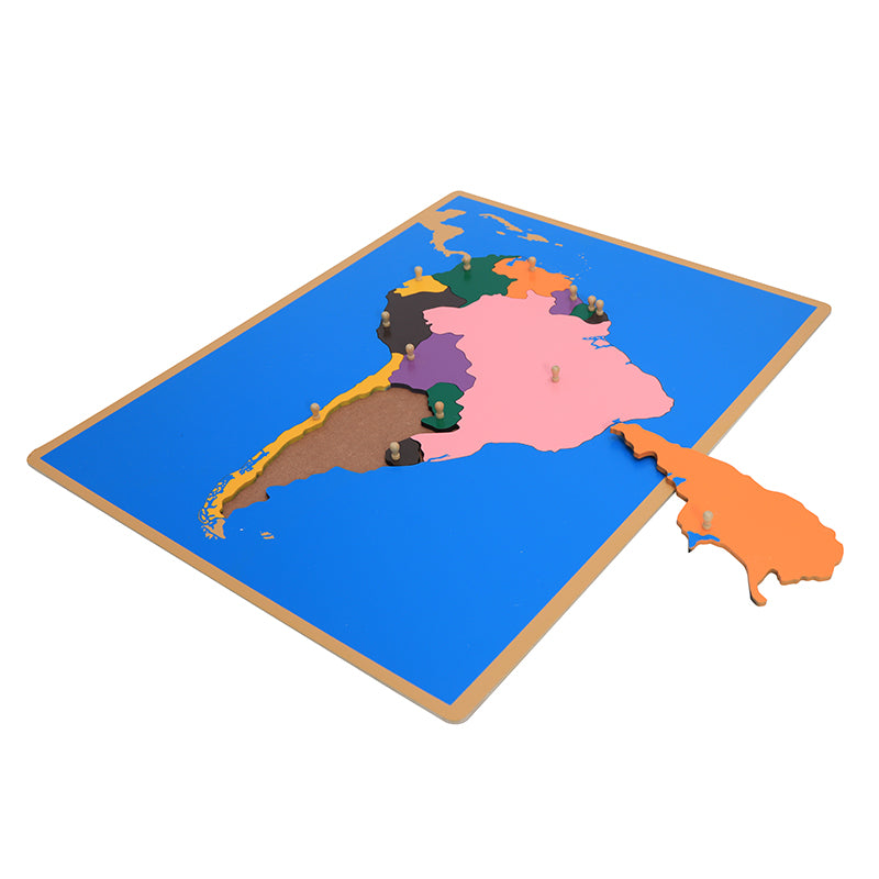 Puzzle Map of South America