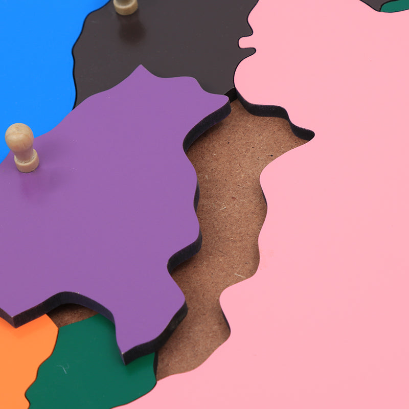 Puzzle Map of South America