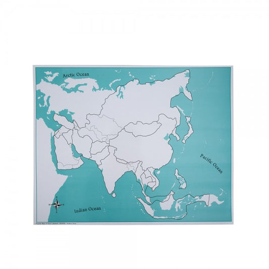 Unlabeled Asia Control Map -PVC
