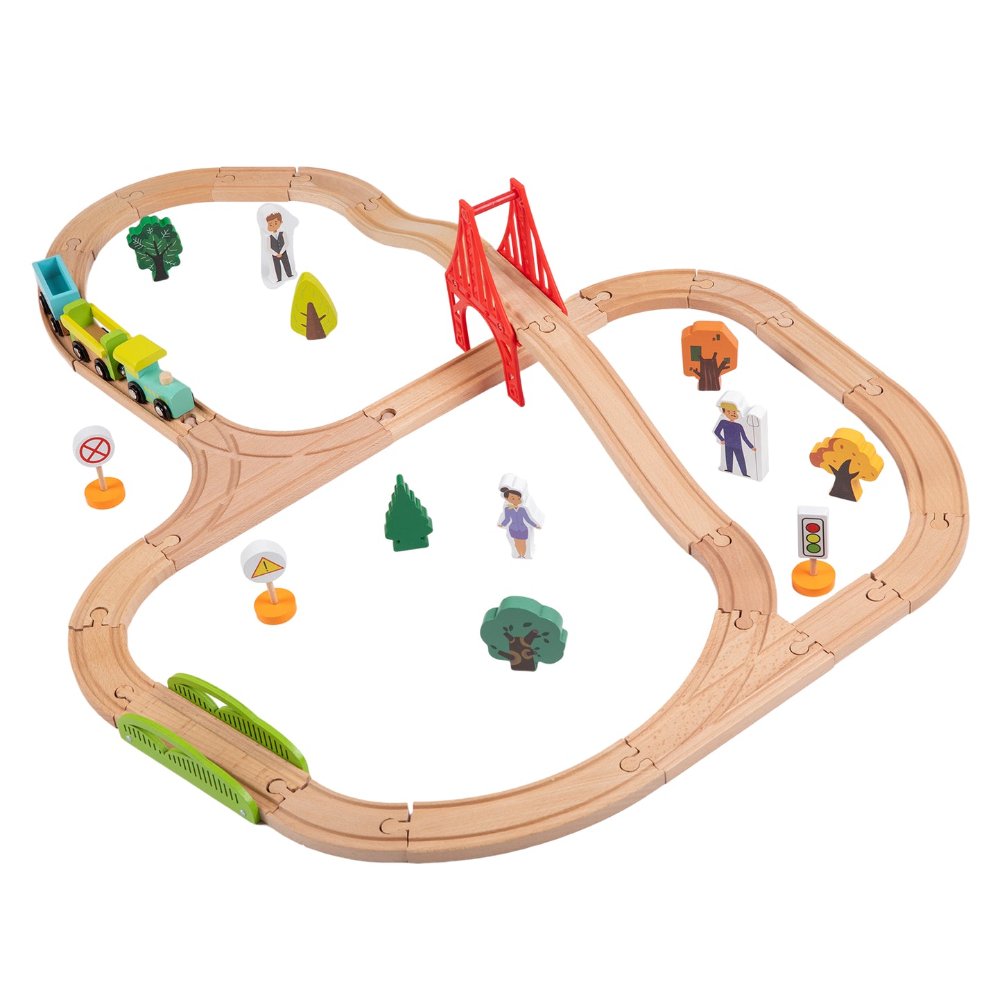 40-piece train set with track 1