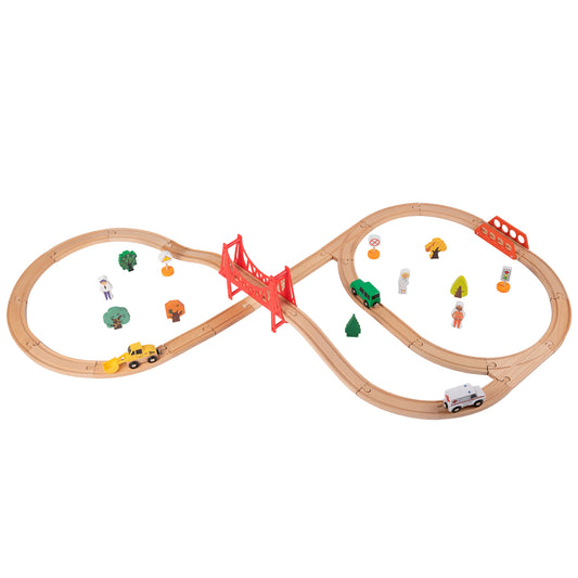 40-piece train set with track 2