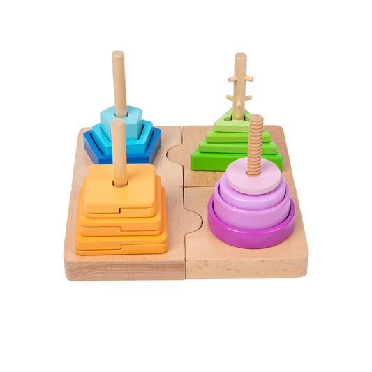 Twist & Sort Dowel  - 4 in 1 sorting tray