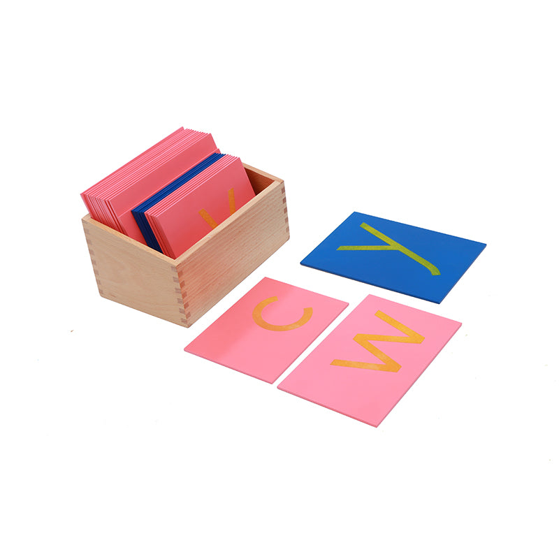 Lower Case Sandpaper Letters  with Box - Print