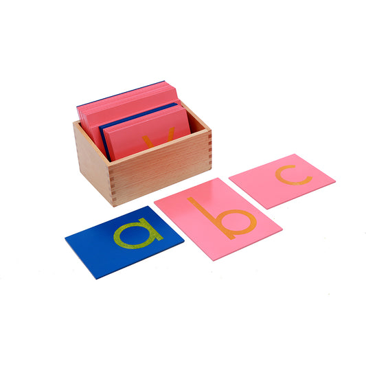 Lower Case Sandpaper Letters  with Box - Print