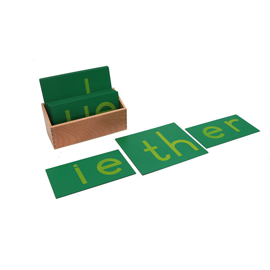 Lower Case Double Sandpaper Letters with Box