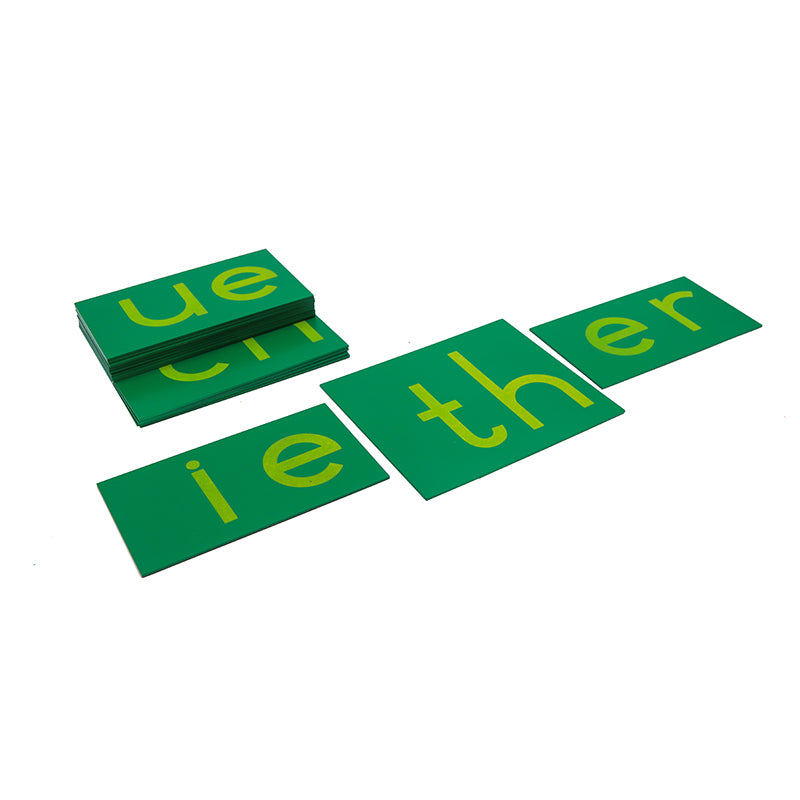 Sandpaper Double Letters with Box - Cursive