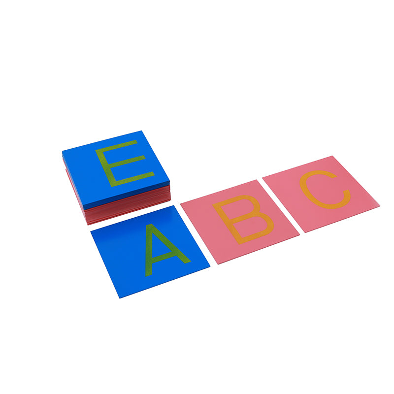 Sandpaper Letters, Capital Case Print, with Box