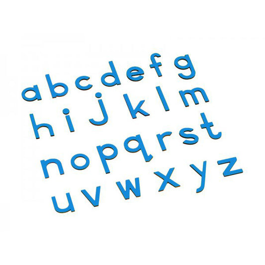 Lowercase Small Movable Alphabet - Blue