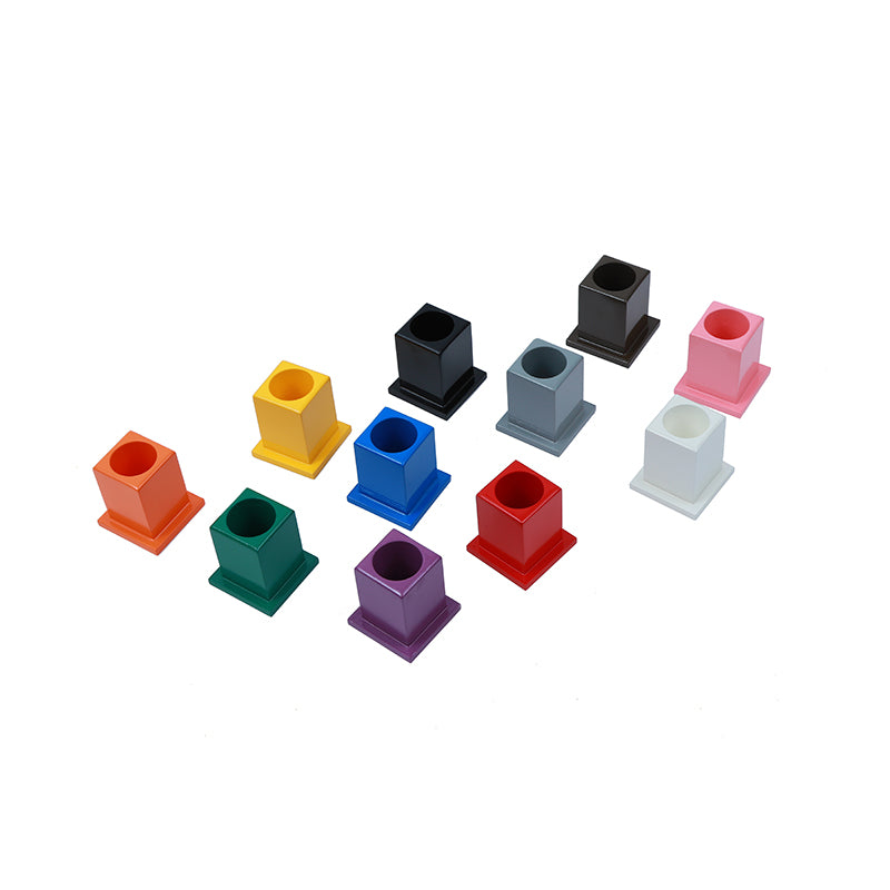 Set of 11 Colored Pencil Holders