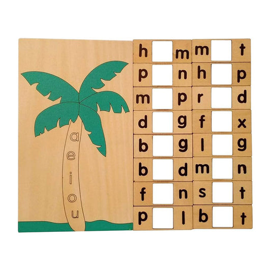 Cocount Tree - Vovel Letter Exercise