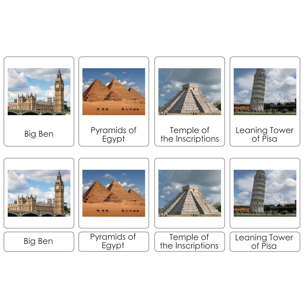 Sorting Cards-World Famous Landmark EN