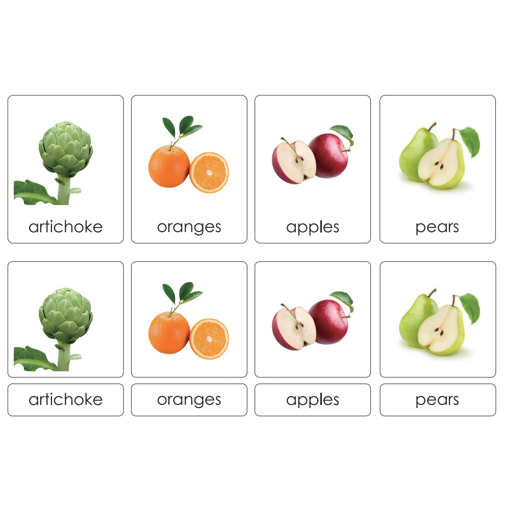 Sorting Cards-Fruits &  Flower EN
