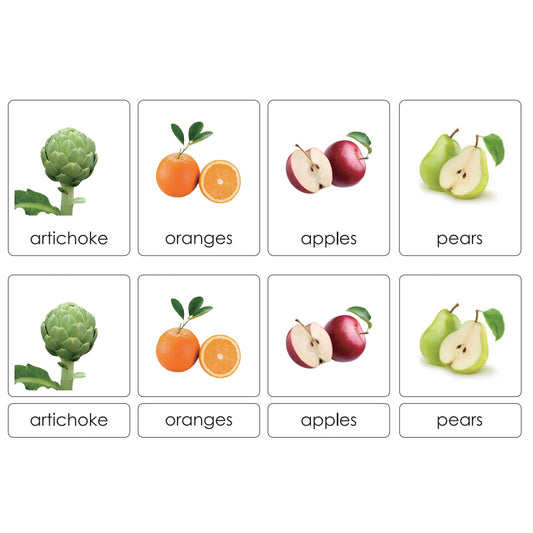 Sorting Cards-Fruits &  Flower EN