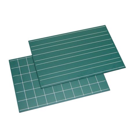 Greenboards with Double Lines and  Squares (2pcs)
